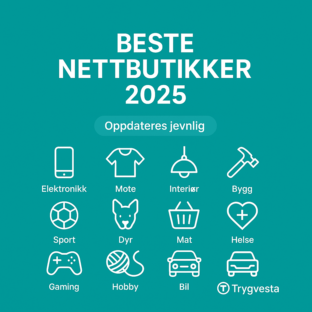 Beste norske nettbutikker 2025