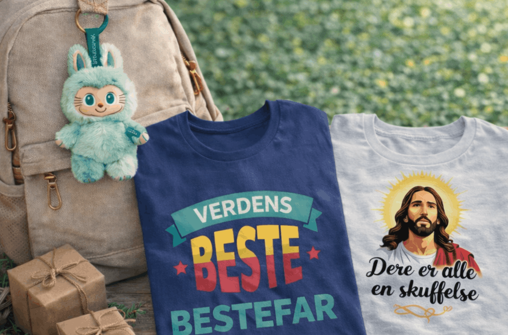 Populære gaver i 2026 – Labubu, POP MART og morsomme t-skjorter