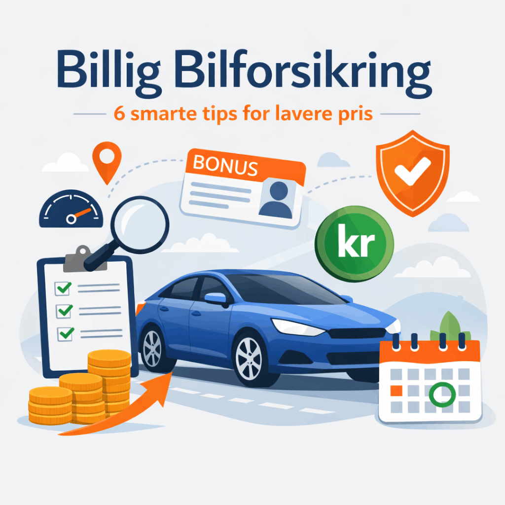 Slik får du billig bilforsikring – 6 grep som kutter prisen