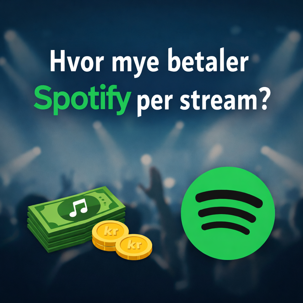 Hvor mye betaler Spotify per stream? (2026 guide)
